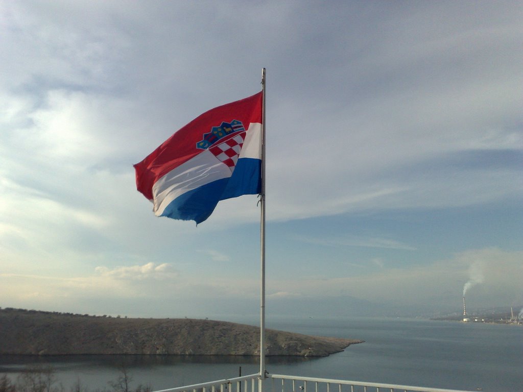 Croatian flag by Hrvatska čigra