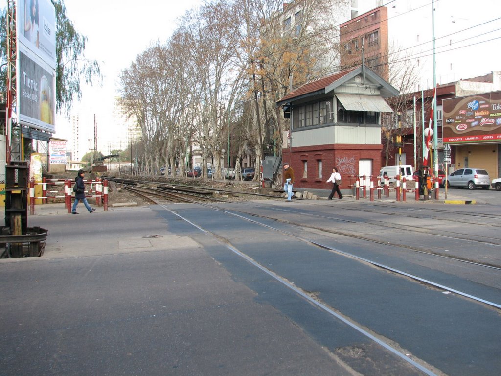 Paso a nivel Av. Federico Lacroze en est. Colegiales linea TBA mitre by mricagno