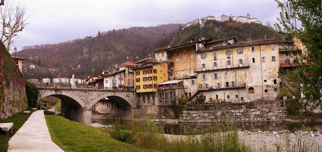 Varallo - Antonini bridge on the Mastallone River by Drikyz