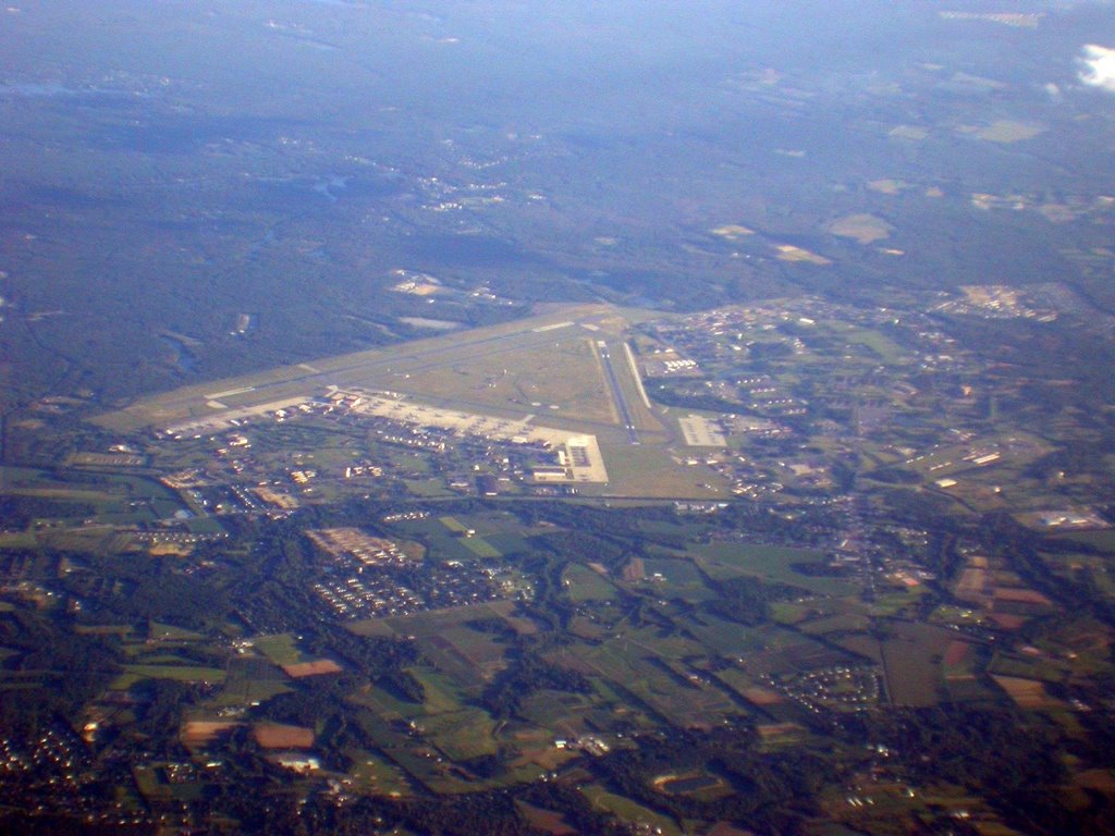 McGuire Air Force Base New Jersey from plane AeroMexico by Maurizio Stocco