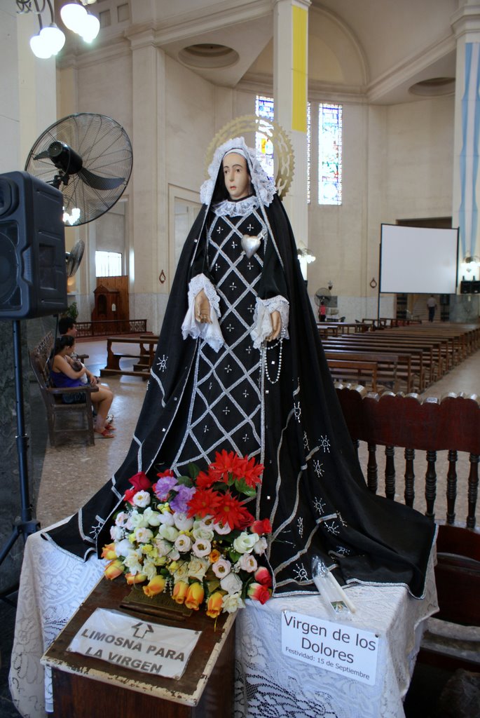 Virgen de los Dolores, (interior de la Basilica de la Virgen de Itati by Enrique Arias