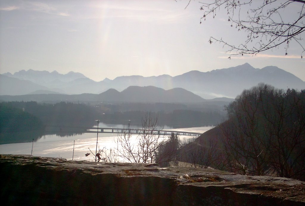 Blick auf den Stausee und die Draubrücke by Andromeda/R. Stetsch…