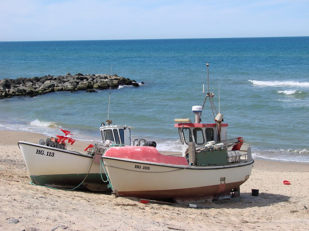 Lønstrup Strand, Blick Richtung Süd-West zur Nordsee by Dan-Fan