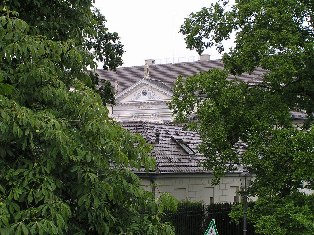 Berlin, Schloss Bellevue between the trees by Ghjenk