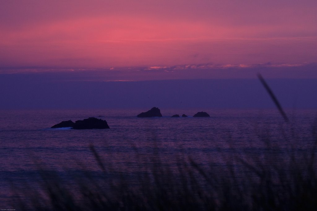 Sunset at Goat Rock Beach by Julia Sumangil