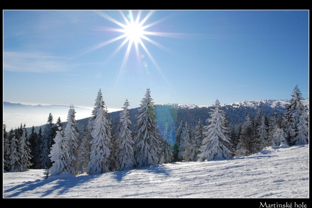 Martinské Hole - Pohľad na Končiar (1164m) View to Končiar from Winter park Martinky by Daniel Dutka