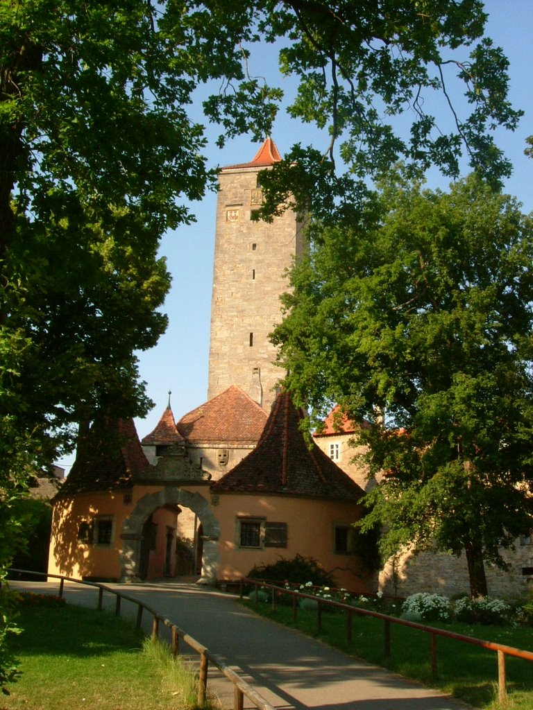 Rothenburg West Gate Tower by Greg Polaski