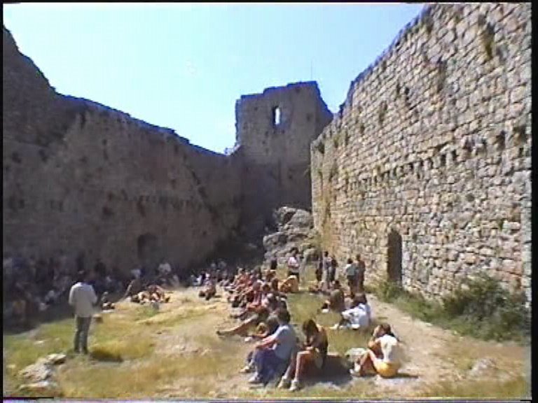 *Château de Montségur: la cour et le donjon by Hans Briaire