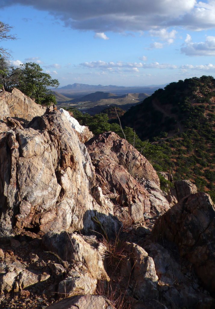 Looking Toward Mexico - Bisbee, AZ by evokingimages