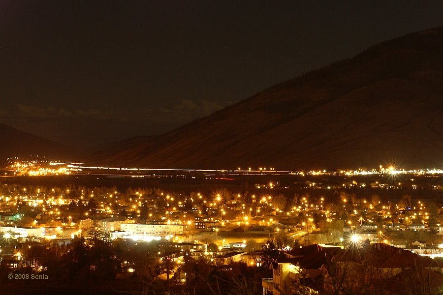 Kamloops at night by Senia IS