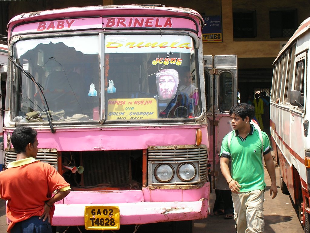 Mapusa Bus Station, Goa, India by Alex Milazzo