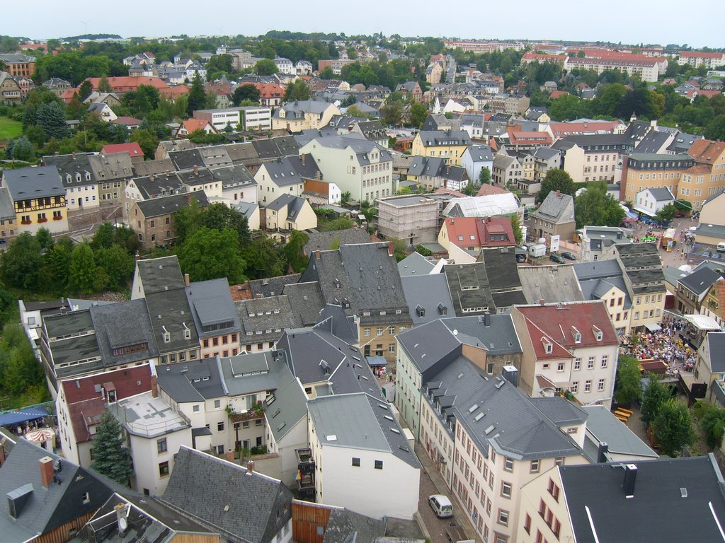 Blick vom Kirchturm nach Nordwest by Hänpet