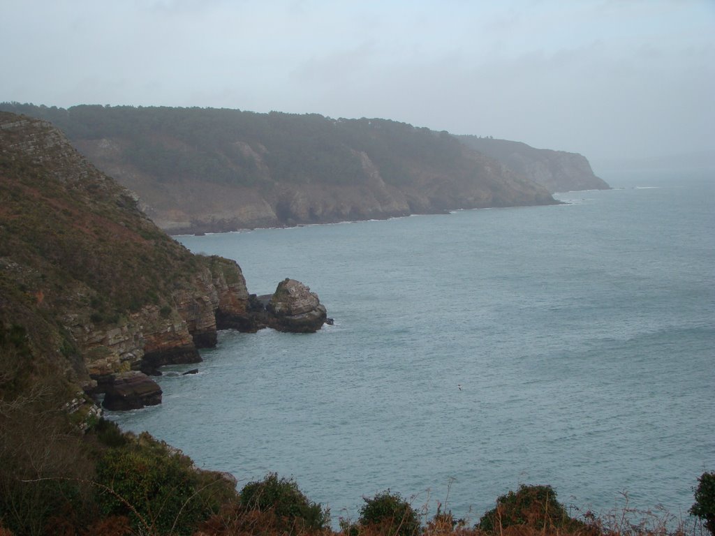 Le cap de la Chèvre by Michael Berardozzi