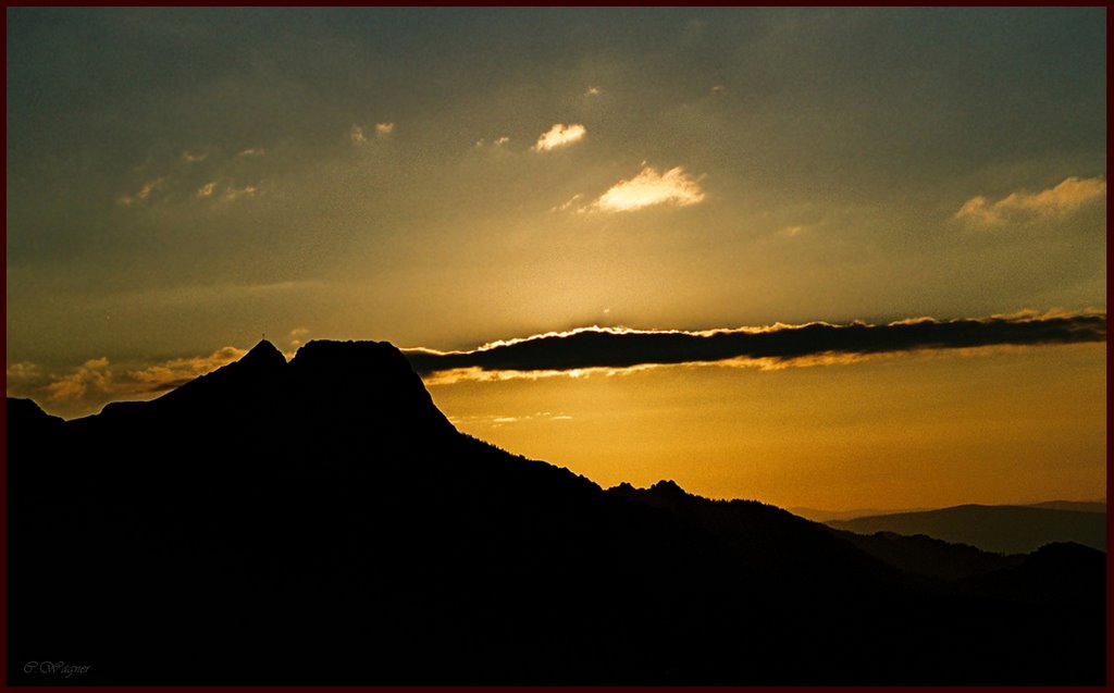 Giewont-sunset by cezary.wagner