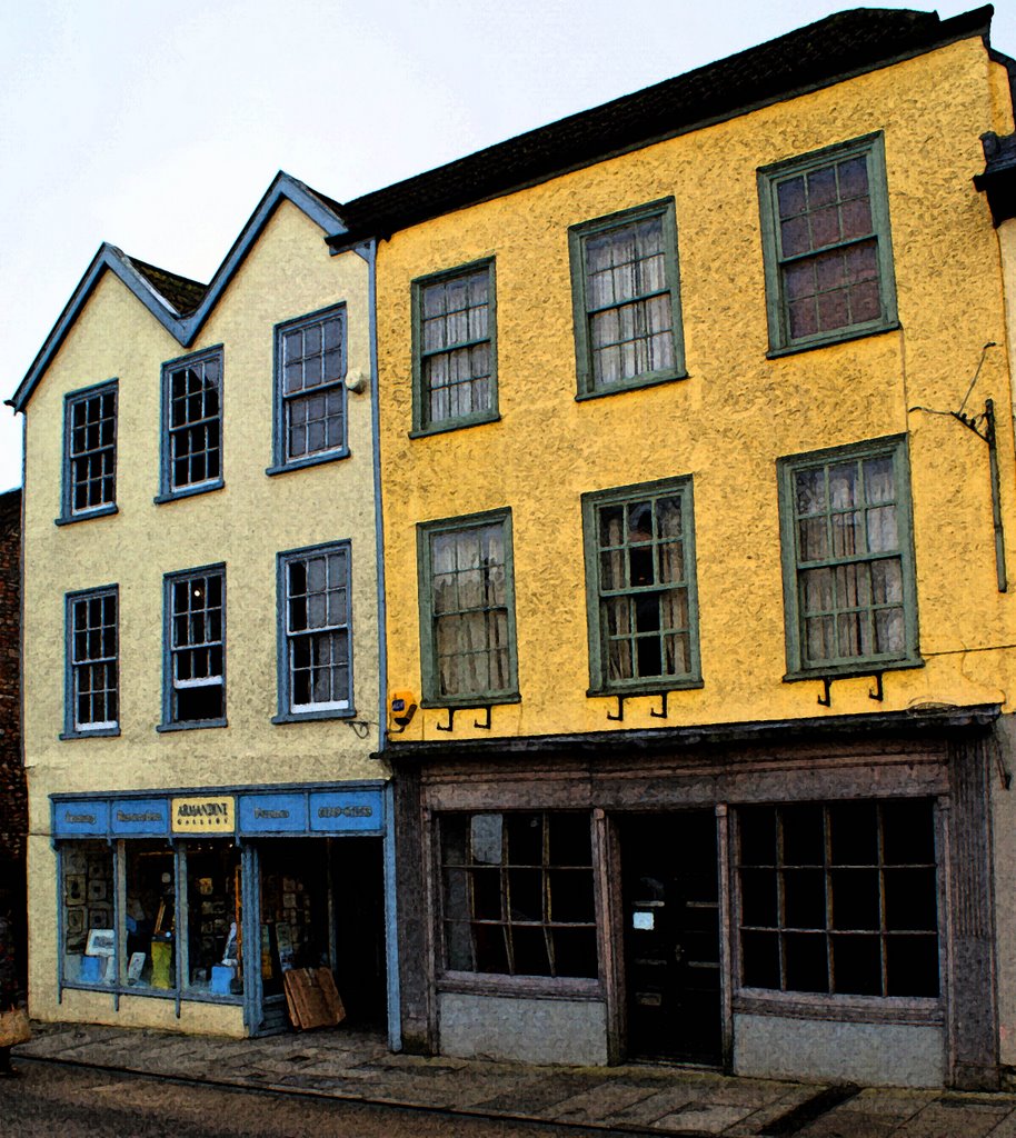 Saler Street, Shops, Wells by Kevin Woolnough