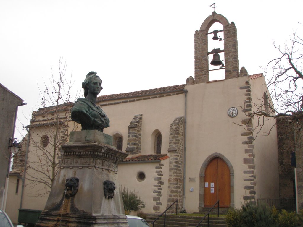 Eglise, Ladern sur Lauquet (11) by katricoin