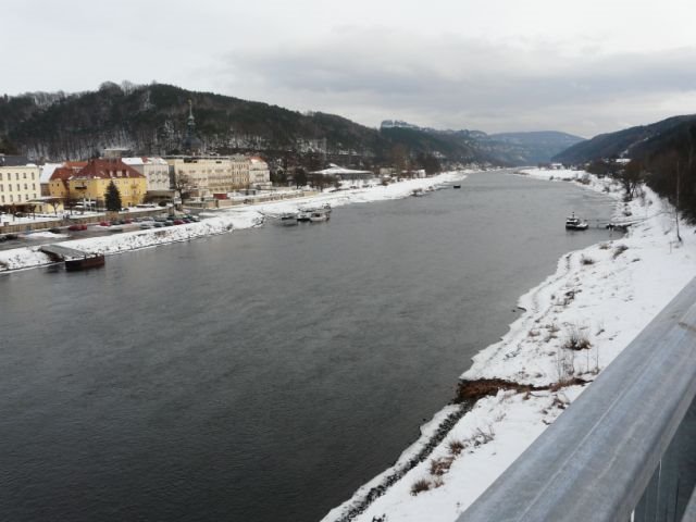 Bad Schandau, Elbe by Walter Stuber