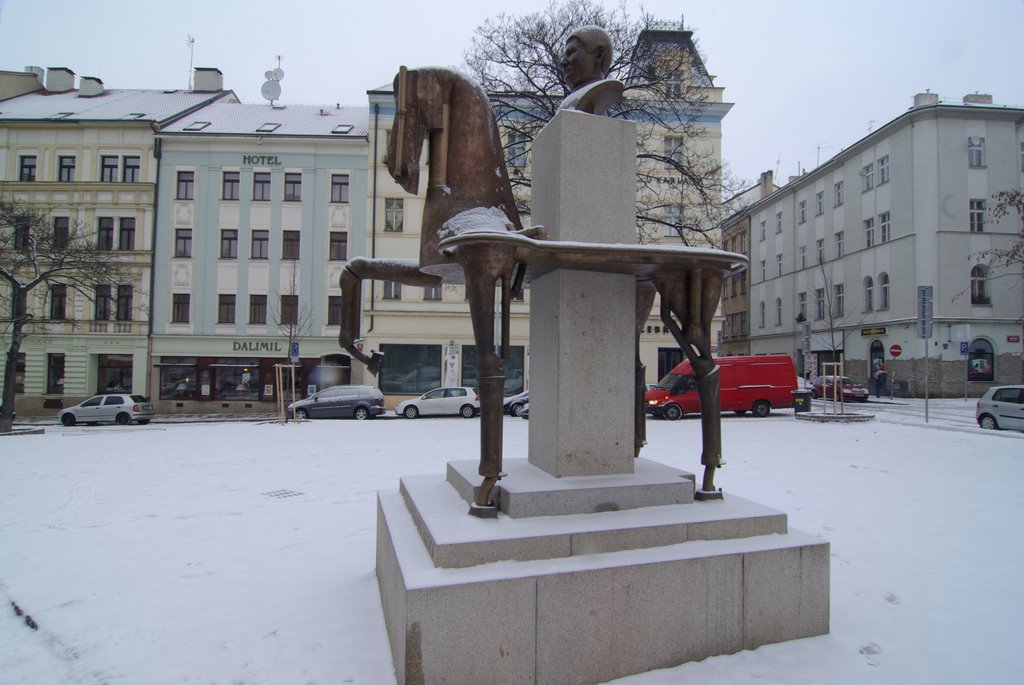 Statue of Yaroslav Gashek (Памятник Ярославу Гашеку) by IgorTretyakov