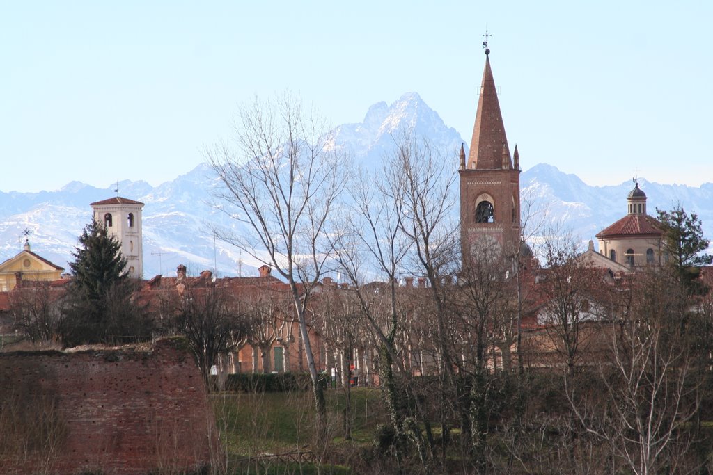 Panorama di Bene Vagienna by AndreaBarroero