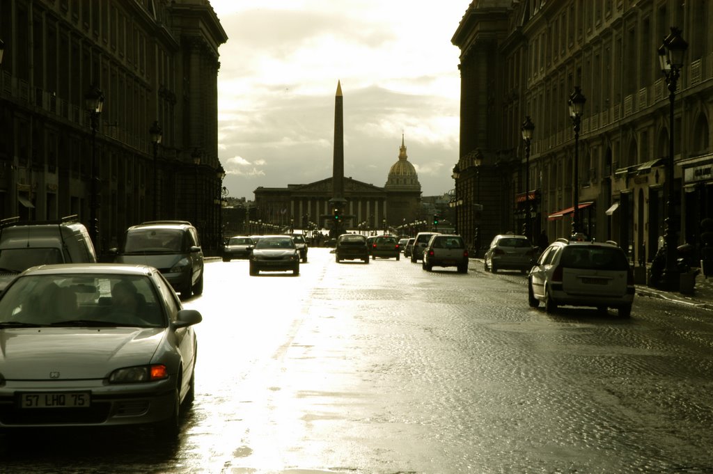 Paris, Rue Royale by adégé