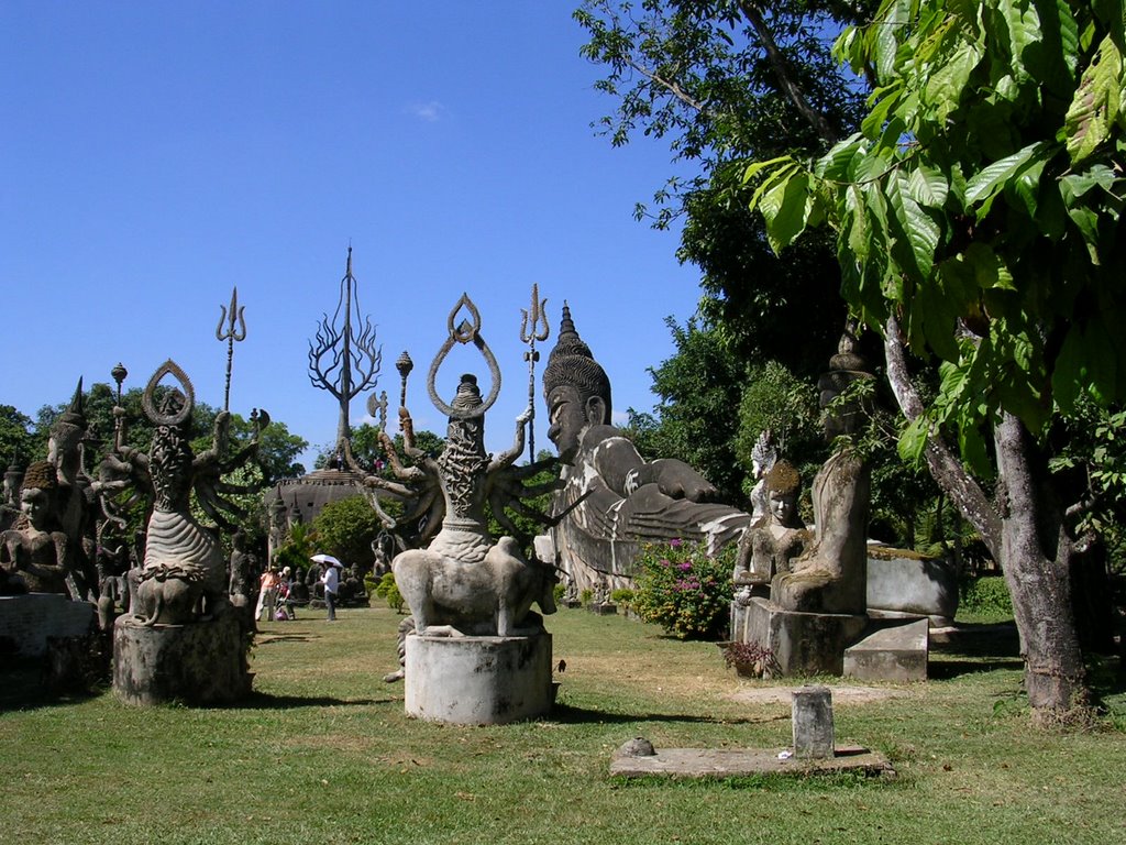 Buddha Park - I by Glenn Sayers