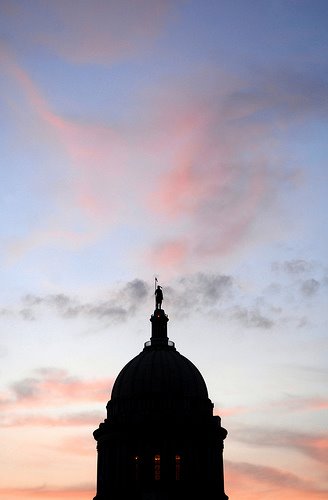 OKC Capitol Dome at Sunset by Beaniebaby