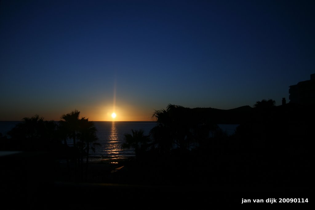 Sunset on Mallorca by Jan van Dijk