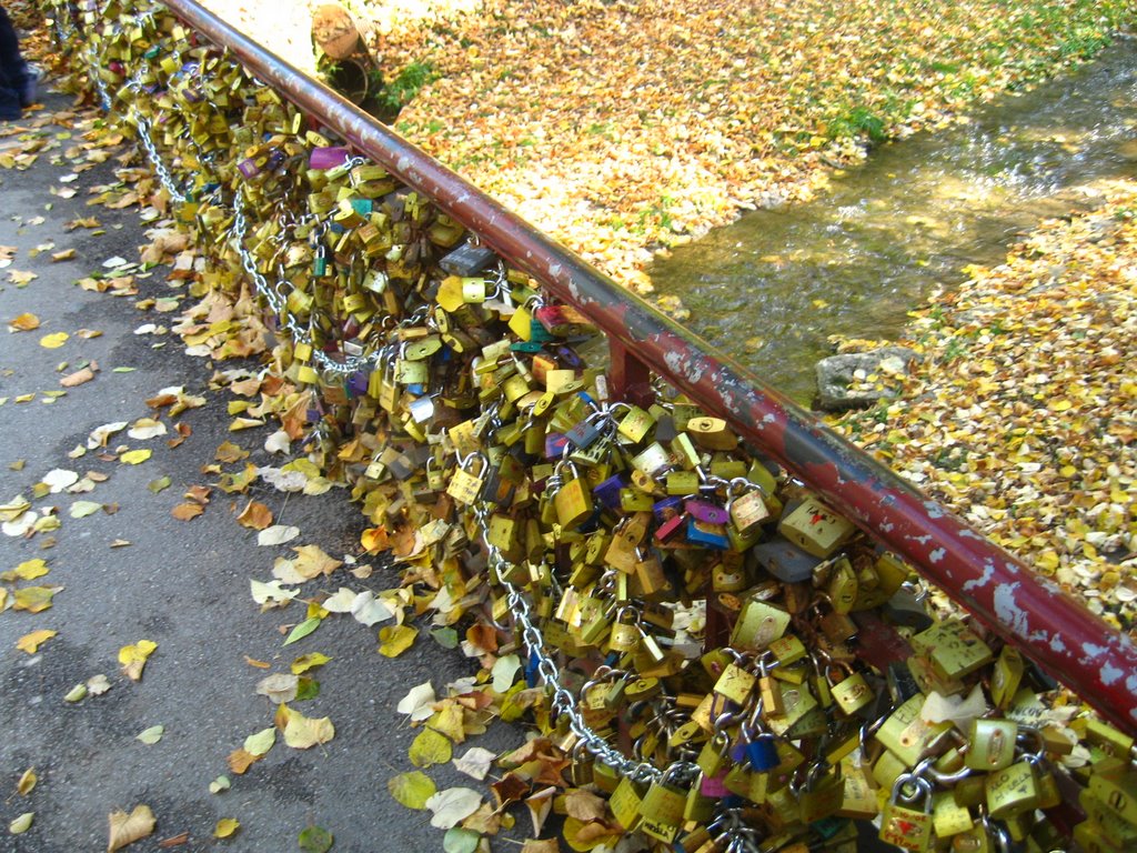 Most ljubavi, Bridge of love,Vrnjacka Banja by Јанковић