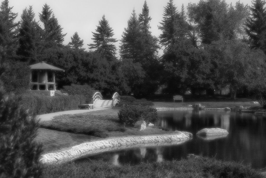 Japanese Garden, Lethbridge, Canada by Jacenty