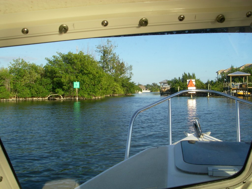 Banana River entrance to Grand Canal south of Samson island by uraground