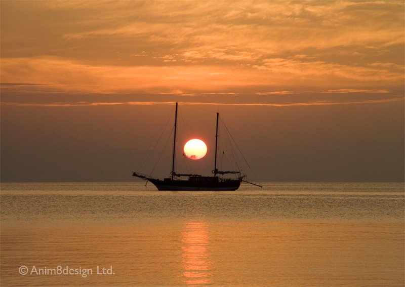 Sunset through Ketch by Anim8design