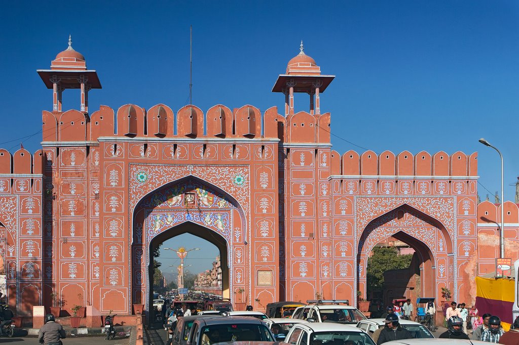 Jaipur Pink City Gate by DemarK_(demarkphoto@…