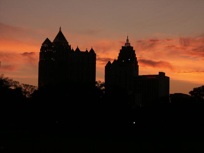 Downtown From Piedmont Park by Paul Robbins