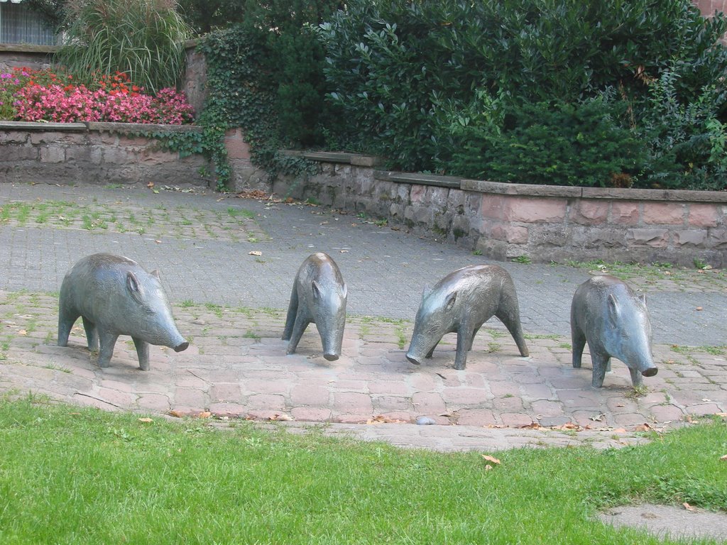 Eberbrunnen in Eberbach, September 2008 by Dan-Fan