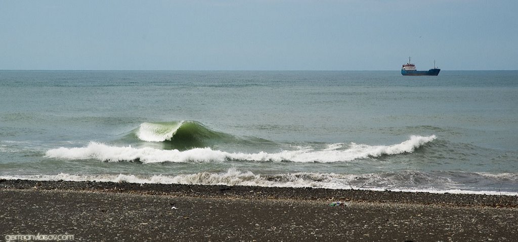 Sochi.Riviera-beach.Storm by Герман Власов