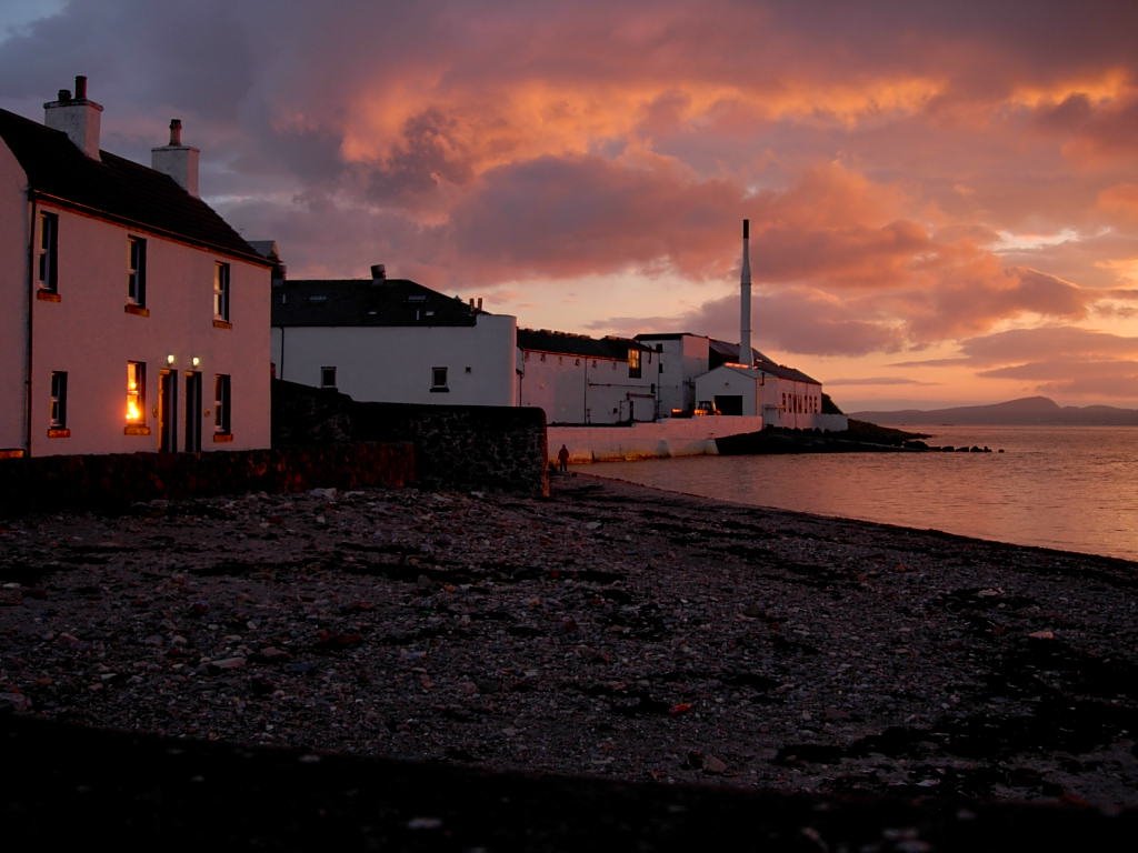 Bowmore Distillery Sunset by LindsayAPK