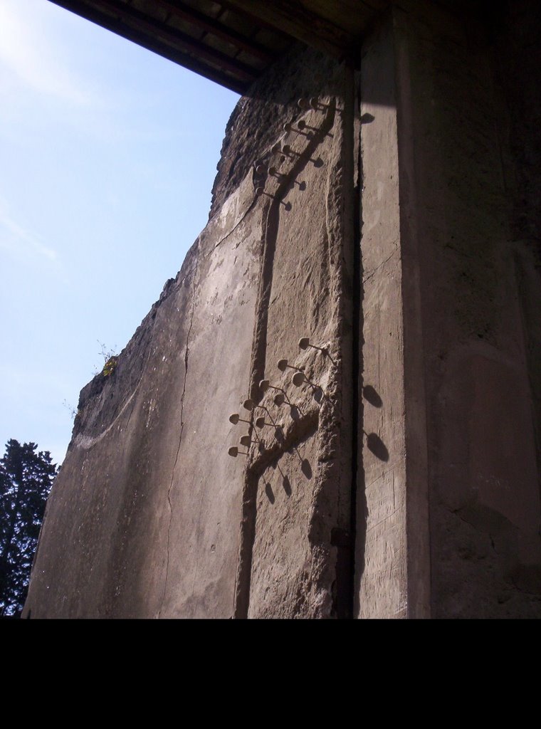 Wodden_door_cast_Pompei by Frankyfly