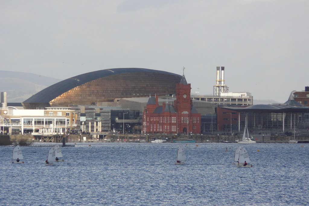 Wales Millenium centre, Pierhead building. by A Davies