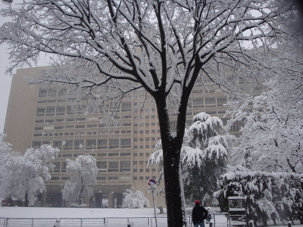 Corbusier sous la neige by alainmarsellais