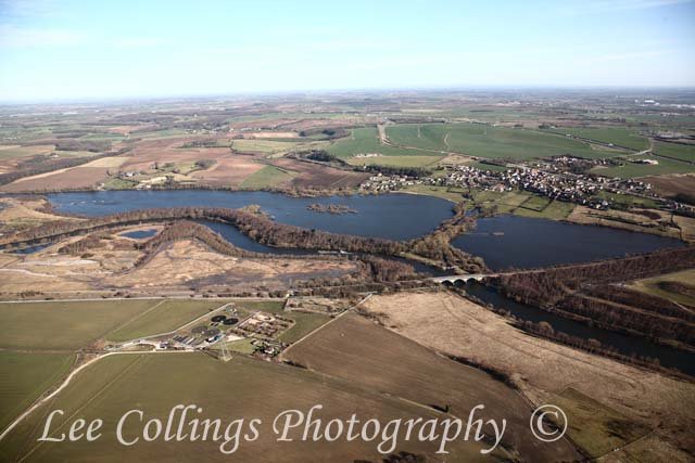 Aerial over Fairburn Ings 1 by Lee Collings