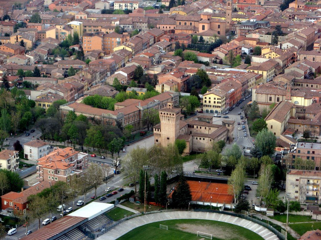 Cento, la Rocca, da Sud by Claudio Pedrazzi