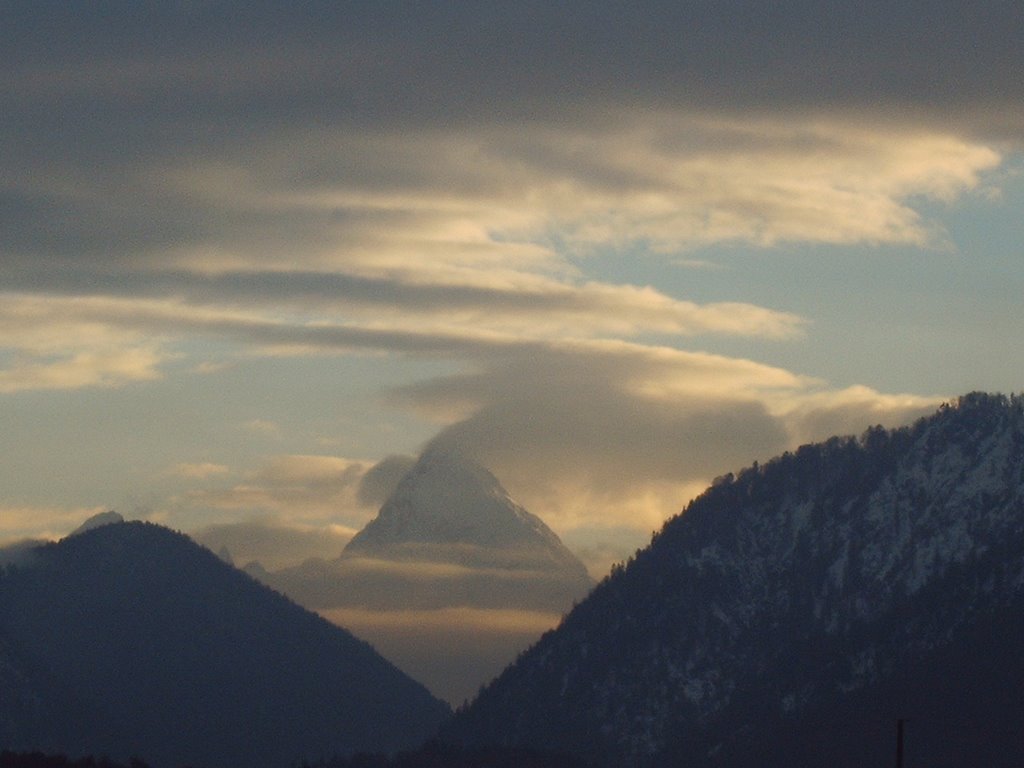 Der Watzmann von Anif, südl. von Salzburg aus gesehen by rolflotte