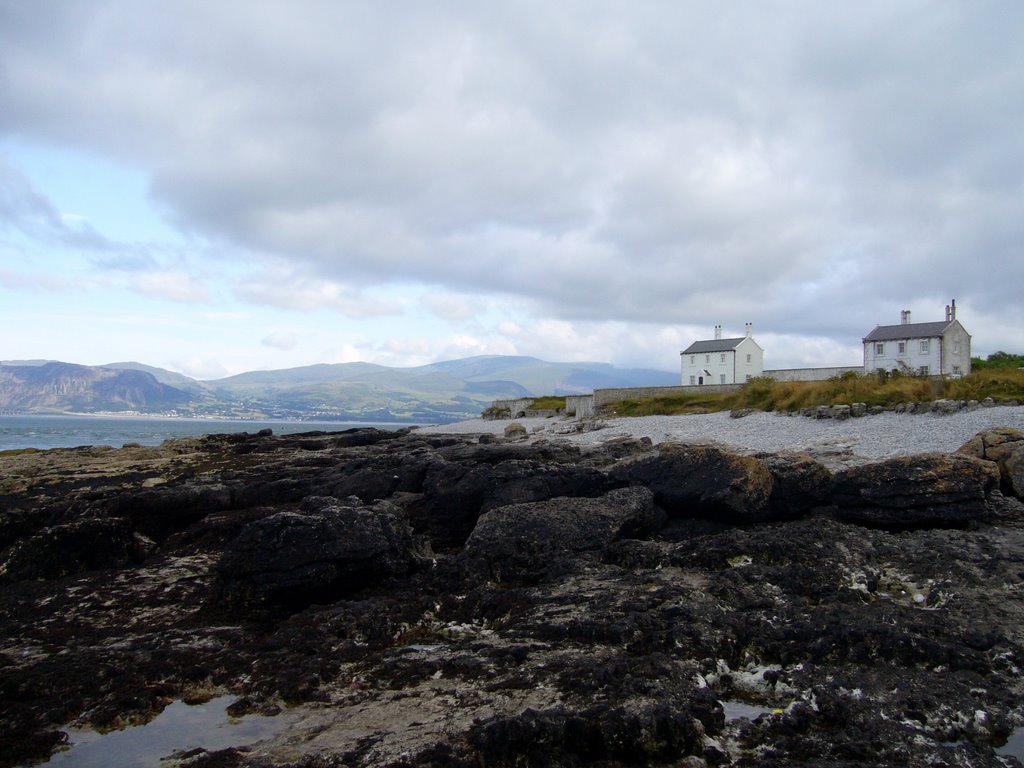 Cottages, Black Point near Penmon by Ibshadow