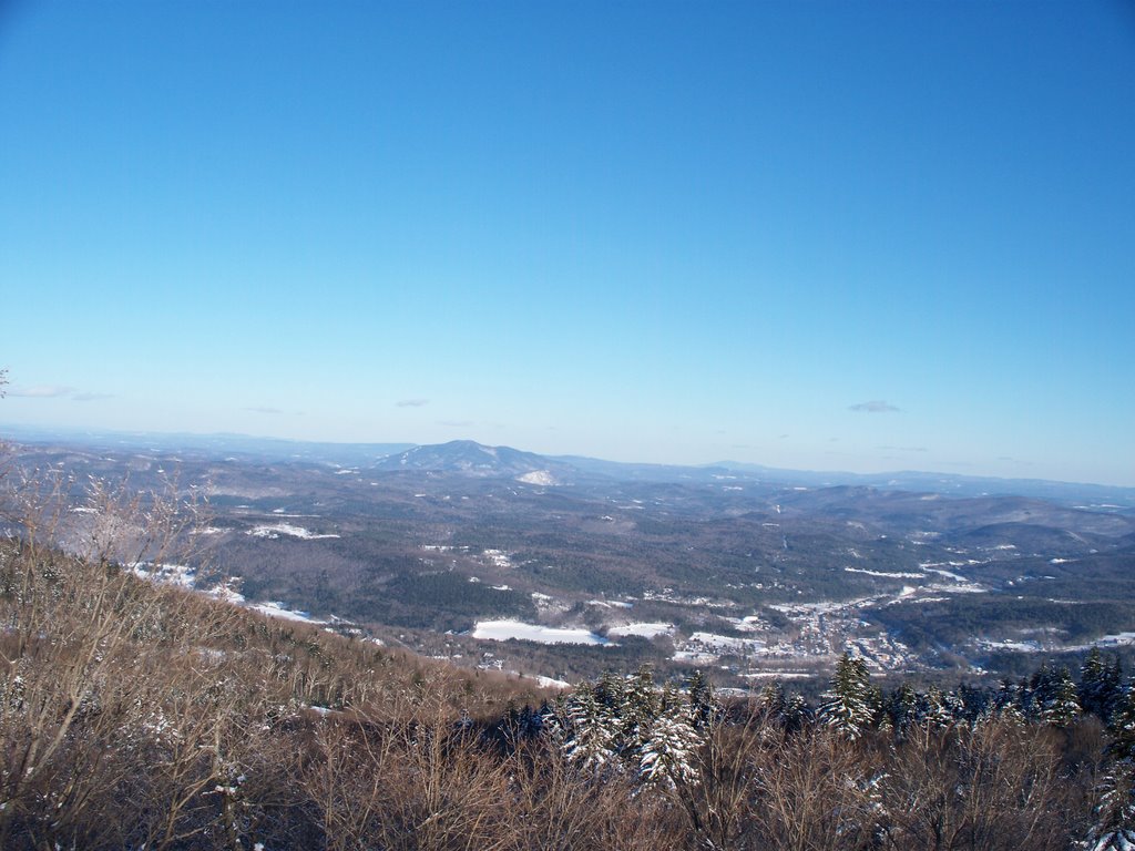 View Ludlow from top of Okemo Mountain by Ryan Mori