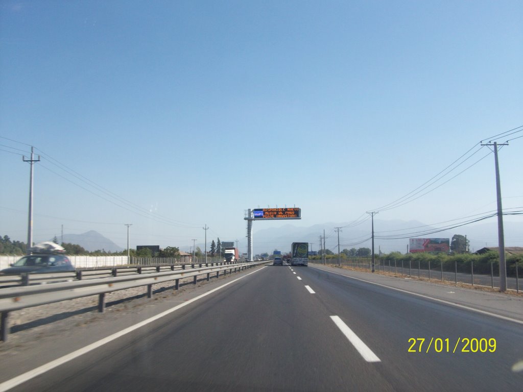 Autopista 5 Sur. Buin Santiago by Ignacio Paredes