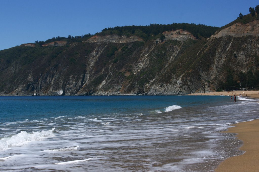 Playa Laguna Verde vista hacia el norte by Mauricio A