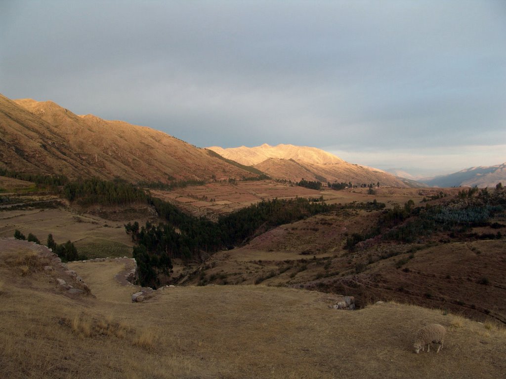 Camino de acceso a Puka Pukara, Cuzco, Peru by Efraim Omar Revelo