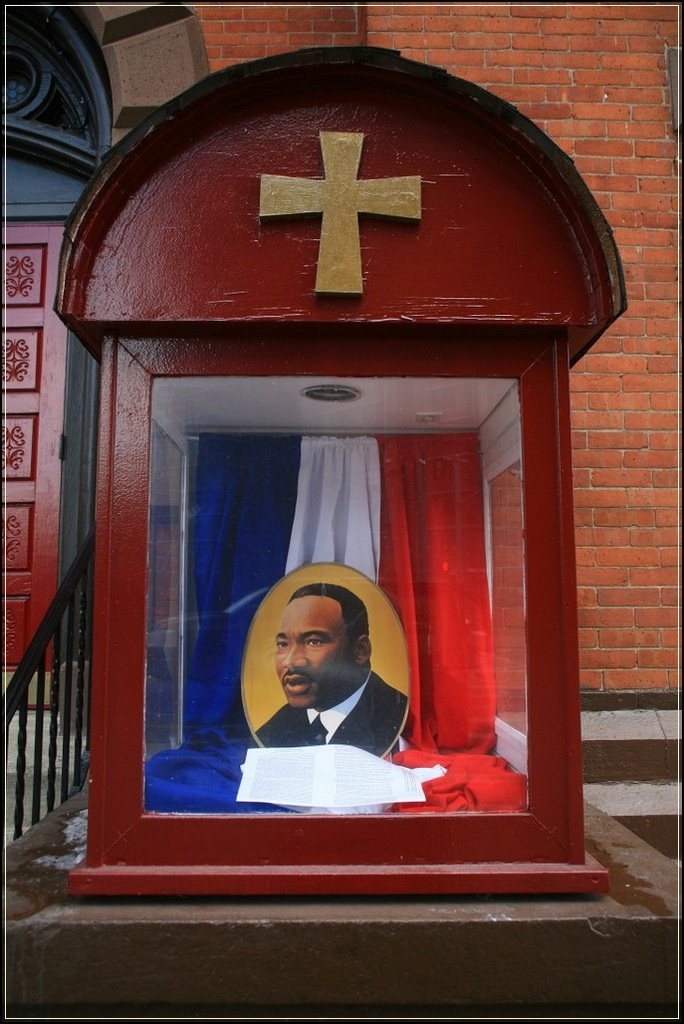 Reverend Martin Luther King, Jr. Memorial, Church of St. Mary - Grand Street, NYC - January 2009 by LuciaM