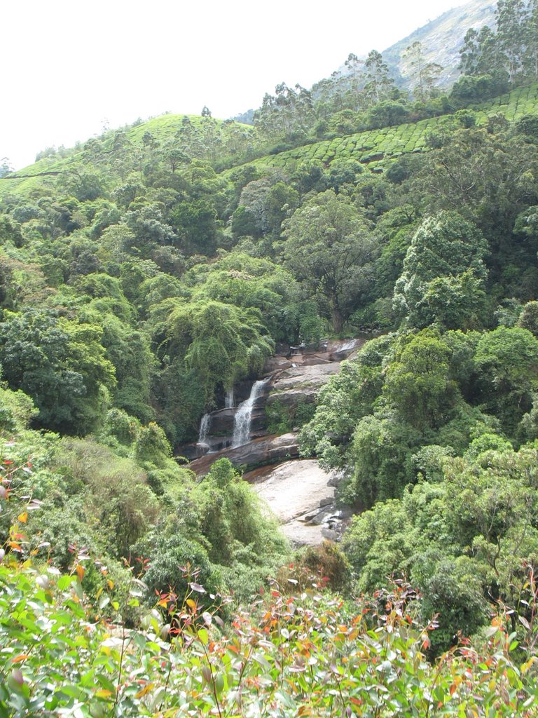 Waterfall in Munnar by amitsahu78