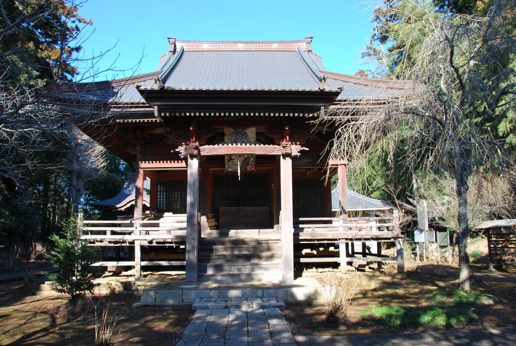 Yakushi-dō, Matsumushi-dera Temple 松虫寺 薬師堂 (2009.01.25) by k.takita